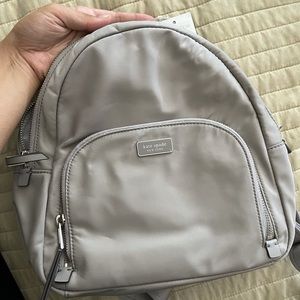 Kate Spade Medium Dawn Taupe Nylon Backpack